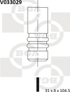 BGA V033029 - Выпускной клапан autosila-amz.com