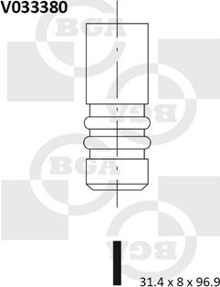 BGA V033380 - Выпускной клапан autosila-amz.com