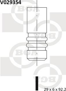 BGA V029354 - Выпускной клапан autosila-amz.com