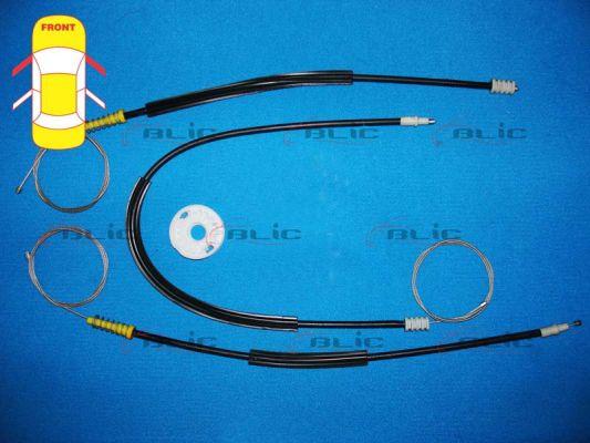 BLIC 6205-21-023812P - Ремкомплект, подъемный механизм стекла autosila-amz.com
