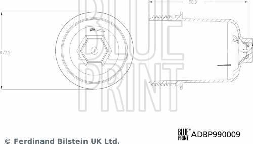 Blue Print ADBP990009 - - - autosila-amz.com