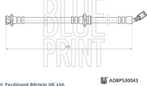 Blue Print ADBP530043 - Тормозной шланг autosila-amz.com