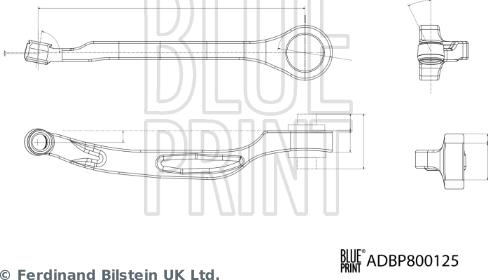 Blue Print ADBP800125 - Подушка, опора, подвеска двигателя autosila-amz.com
