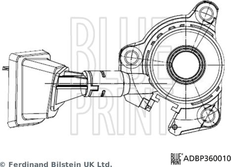 Blue Print ADBP360010 - Центральный выключатель, система сцепления autosila-amz.com