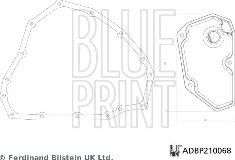 Blue Print ADBP210068 - Гидрофильтр, автоматическая коробка передач autosila-amz.com