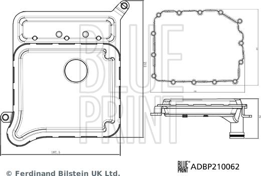 Blue Print ADBP210062 - Гидрофильтр, автоматическая коробка передач autosila-amz.com