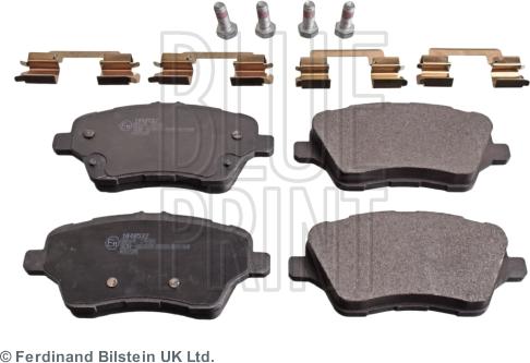 Blue Print ADF124207 - Тормозные колодки, дисковые, комплект autosila-amz.com