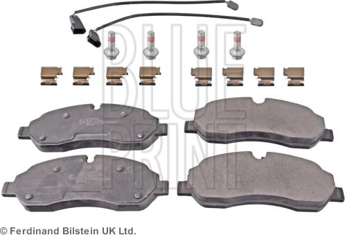 Blue Print ADF124211 - Тормозные колодки, дисковые, комплект autosila-amz.com