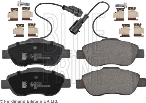 Blue Print ADF124239 - Тормозные колодки, дисковые, комплект autosila-amz.com