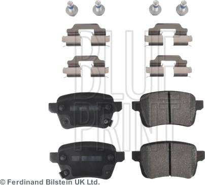 Blue Print ADL144232 - Тормозные колодки, дисковые, комплект autosila-amz.com