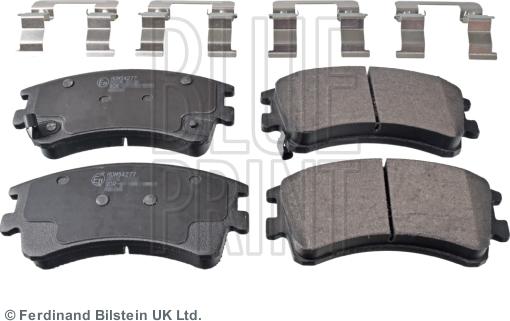 Blue Print ADM54277 - Тормозные колодки, дисковые, комплект autosila-amz.com