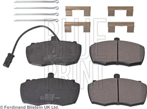 Blue Print ADN142165 - Тормозные колодки, дисковые, комплект autosila-amz.com