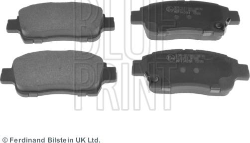 Blue Print ADT34294 - Тормозные колодки, дисковые, комплект autosila-amz.com