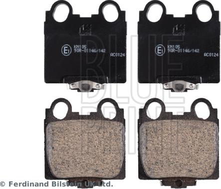 Blue Print ADT342108 - Тормозные колодки, дисковые, комплект autosila-amz.com