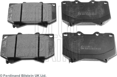 Blue Print ADT342117 - Тормозные колодки, дисковые, комплект autosila-amz.com