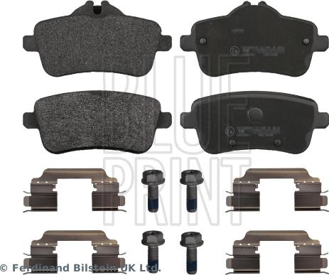 Blue Print ADU174216 - Тормозные колодки, дисковые, комплект autosila-amz.com