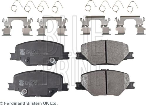 Blue Print ADW194219 - Тормозные колодки, дисковые, комплект autosila-amz.com