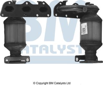 BM Catalysts BM91211H - Catalytic converter EURO 4 fits: SEAT CORDOBA, IBIZA III SKODA FABIA autosila-amz.com