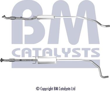 BM Catalysts BM50462 - Труба выхлопного газа autosila-amz.com