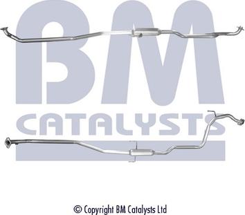 BM Catalysts BM50572 - Труба выхлопного газа autosila-amz.com