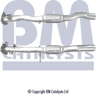 BM Catalysts BM50309 - Труба выхлопного газа autosila-amz.com