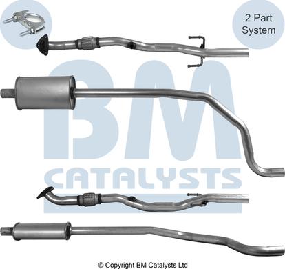 BM Catalysts BM51131 - Труба выхлопного газа autosila-amz.com