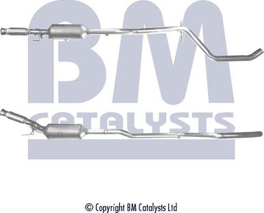 BM Catalysts BM11117H - Сажевый / частичный фильтр, система выхлопа ОГ autosila-amz.com