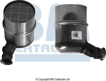 BM Catalysts BM11351HP - Сажевый / частичный фильтр, система выхлопа ОГ autosila-amz.com