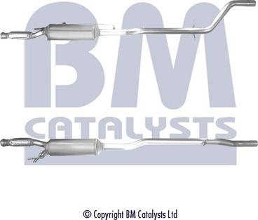 BM Catalysts BM11274H - Сажевый / частичный фильтр, система выхлопа ОГ autosila-amz.com