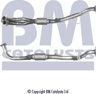 BM Catalysts BM70164 - Труба выхлопного газа autosila-amz.com