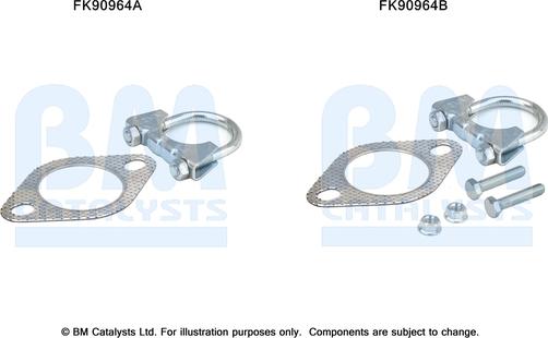 BM Catalysts FK90964 - Монтажный комплект, катализатор autosila-amz.com