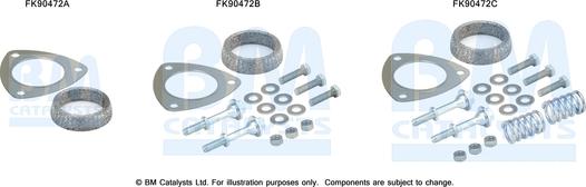 BM Catalysts FK90472 - Монтажный комплект, катализатор autosila-amz.com