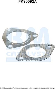 BM Catalysts FK90592 - Монтажный комплект, катализатор autosila-amz.com