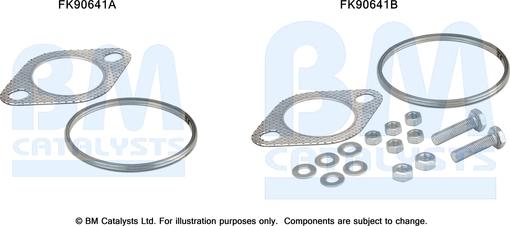 BM Catalysts FK90641 - Монтажный комплект, катализатор autosila-amz.com