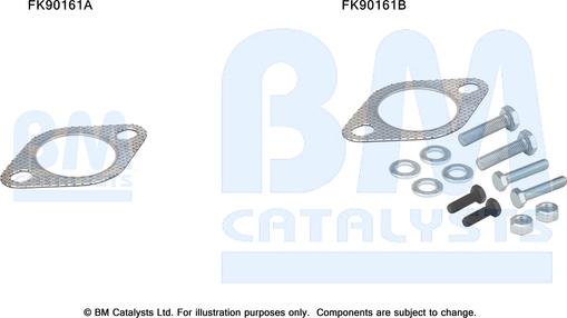 BM Catalysts FK90161 - Монтажный комплект, катализатор autosila-amz.com