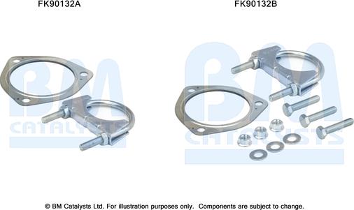 BM Catalysts FK90132 - Монтажный комплект, катализатор autosila-amz.com