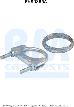 BM Catalysts FK90865 - Монтажный комплект, катализатор autosila-amz.com