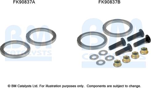 BM Catalysts FK90837 - Монтажный комплект, катализатор autosila-amz.com