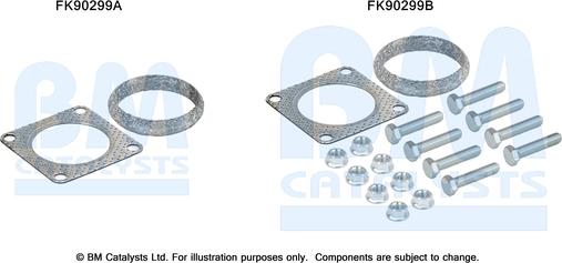 BM Catalysts FK90299 - Монтажный комплект, катализатор autosila-amz.com