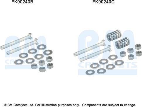 BM Catalysts FK90240 - Монтажный комплект, катализатор autosila-amz.com