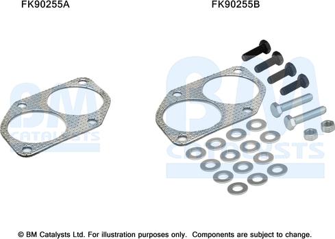 BM Catalysts FK90255 - Монтажный комплект, катализатор autosila-amz.com