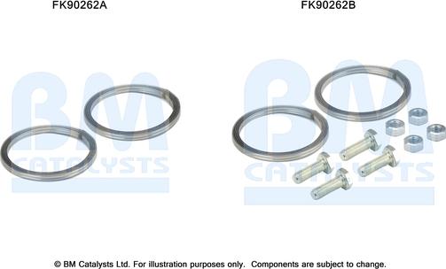 BM Catalysts FK90262 - Монтажный комплект, катализатор autosila-amz.com