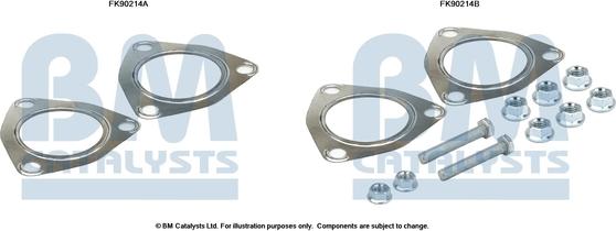 BM Catalysts FK90214 - Монтажный комплект, катализатор autosila-amz.com