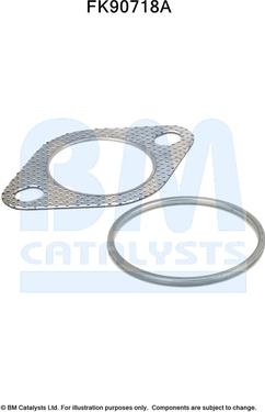 BM Catalysts FK90718 - Монтажный комплект, катализатор autosila-amz.com