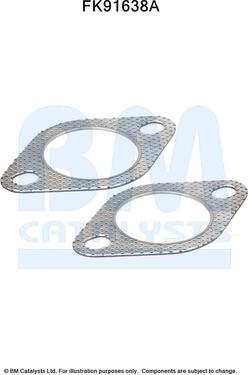 BM Catalysts FK91638 - Монтажный комплект, катализатор autosila-amz.com