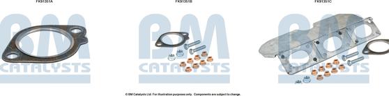 BM Catalysts FK91351 - Монтажный комплект, катализатор autosila-amz.com