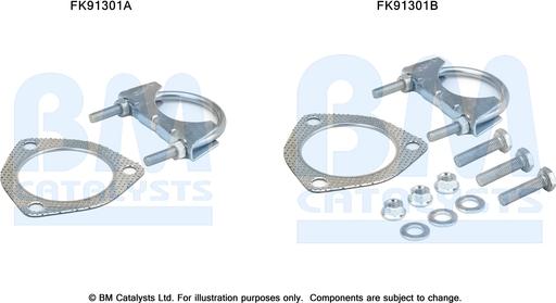 BM Catalysts FK91301 - Монтажный комплект, катализатор autosila-amz.com