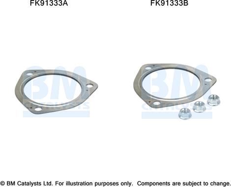 BM Catalysts FK91333 - Монтажный комплект, катализатор autosila-amz.com