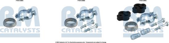 BM Catalysts FK91298 - Монтажный комплект, катализатор autosila-amz.com