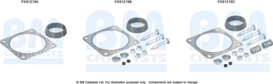 BM Catalysts FK91219 - Монтажный комплект, катализатор autosila-amz.com